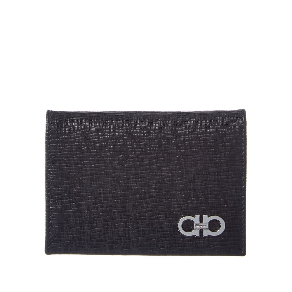 NEW Ferragamo Leather Card Case